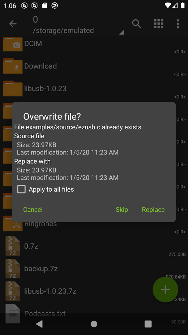 ZArchiver screenshot 3
